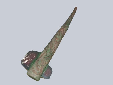 Mayan weapon Modèle 3D