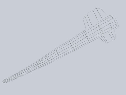 Mayan weapon Modèle 3D