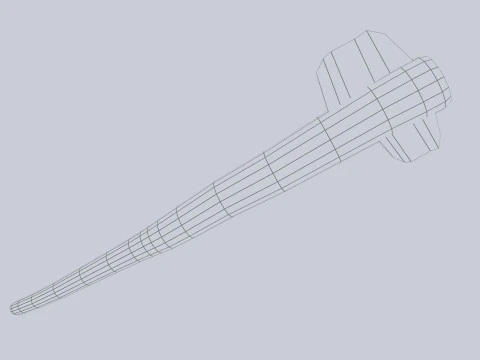 Mayan weapon 3D Model