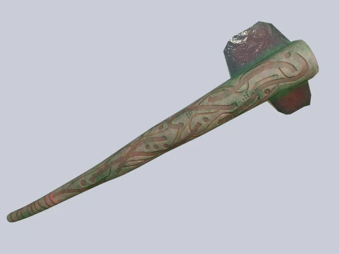 Mayan weapon 3D Model