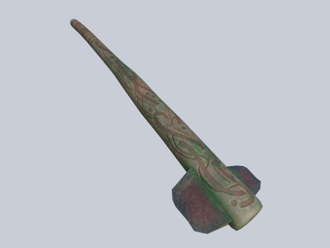Mayan weapon Modèle 3D