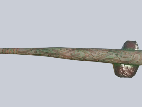 Mayan weapon Modèle 3D