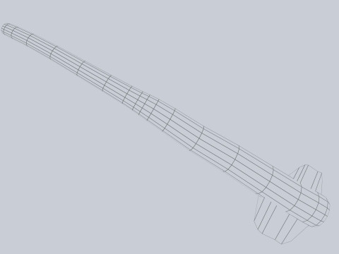 Mayan weapon Modèle 3D