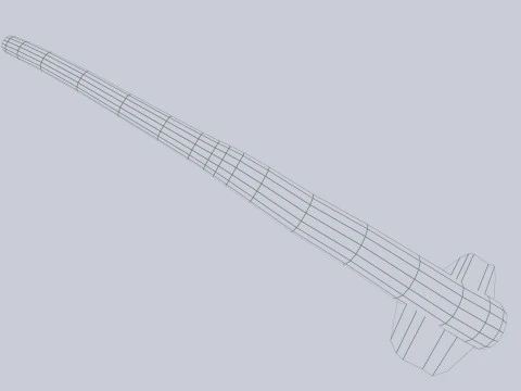 Mayan weapon 3D Model