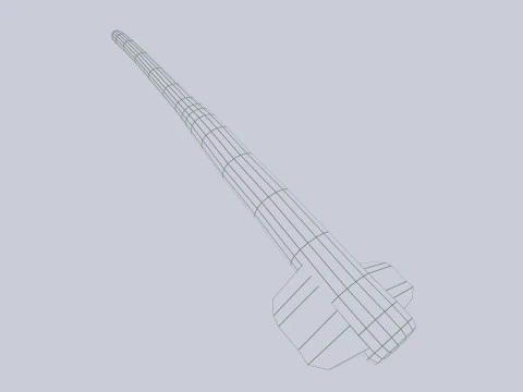 Mayan weapon 3D Model