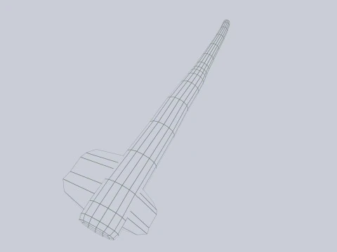 Mayan weapon 3D Model