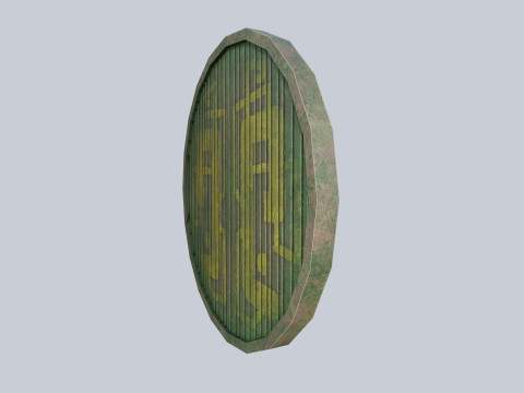 Mayan shield 3D Model