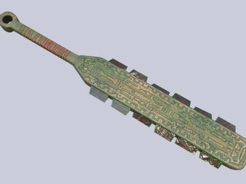 Collezione di armi Maya Modello 3D