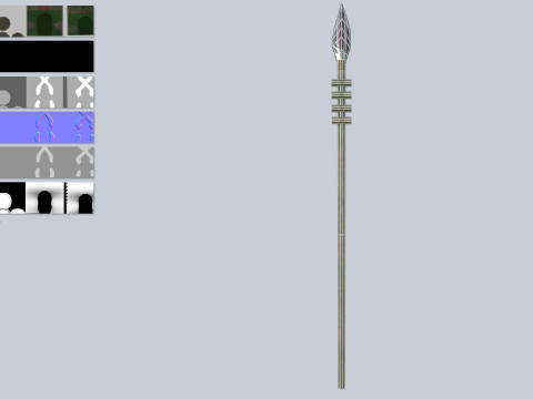 Mayan weapon collection 3D-Modell