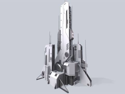 Futuristic building 3D Модель