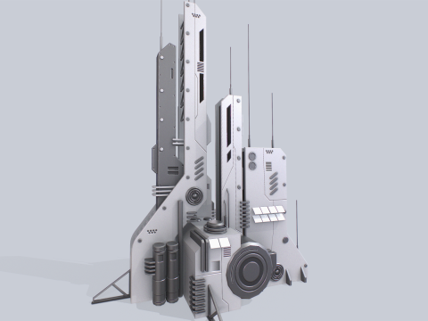 Futuristic building 3D Модель