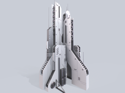 Futuristic building 3D Модель