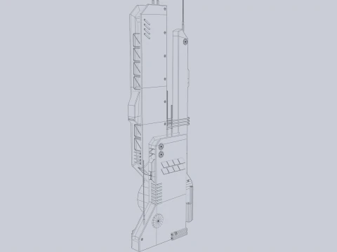 Futurystyczny budynek Model 3D