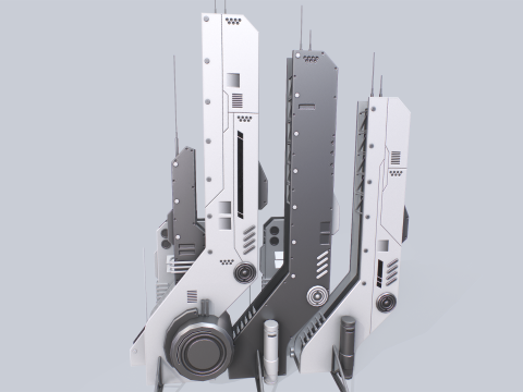 Futuristic building 3D Модель