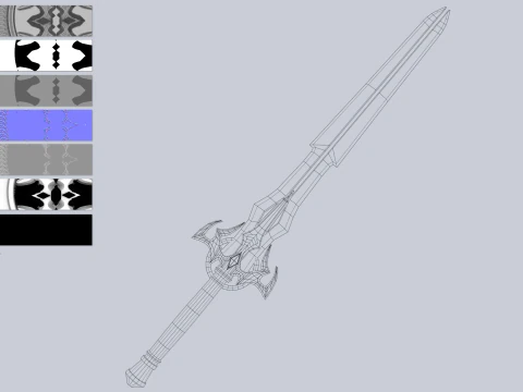 Astral blade 3D Model