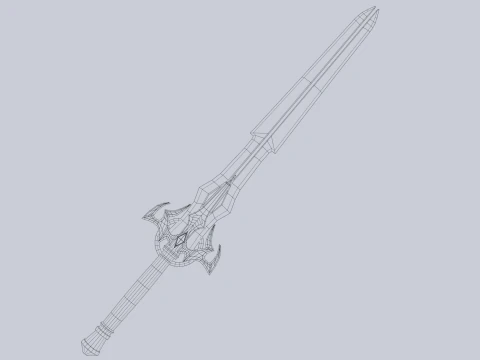 Astral blade 3D Model