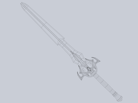 Astral blade Modelo 3D