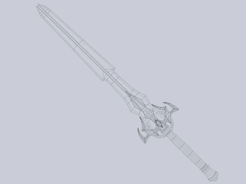 Astral blade 3D Model