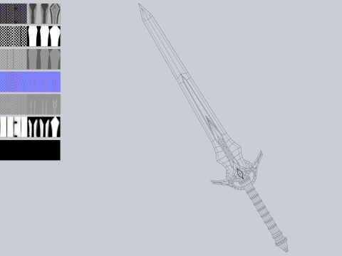 Astral blade 3D Model