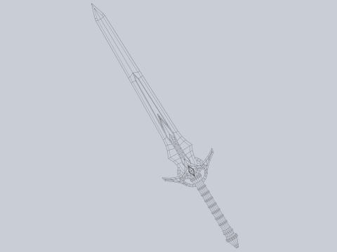 Astral blade 3D Model