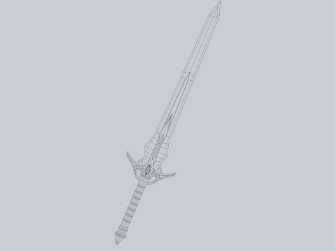 Astral blade 3D Model