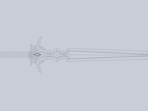 Astral blade 3D Model