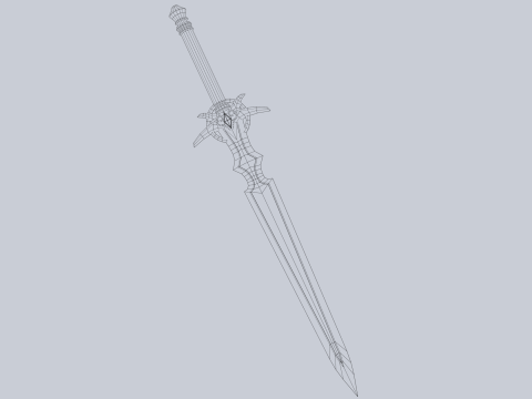 Astral blade 3D Model