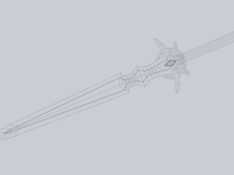 Astral blade 3D Model