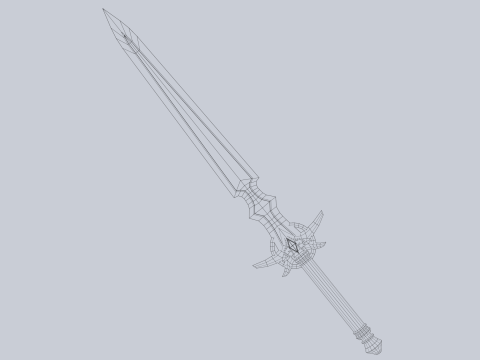 Astral blade 3D Model