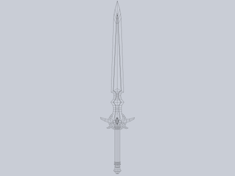 Astral blade 3D Model