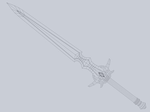 Astral blade 3D Model
