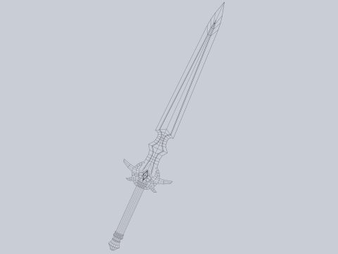Astral blade 3D Model
