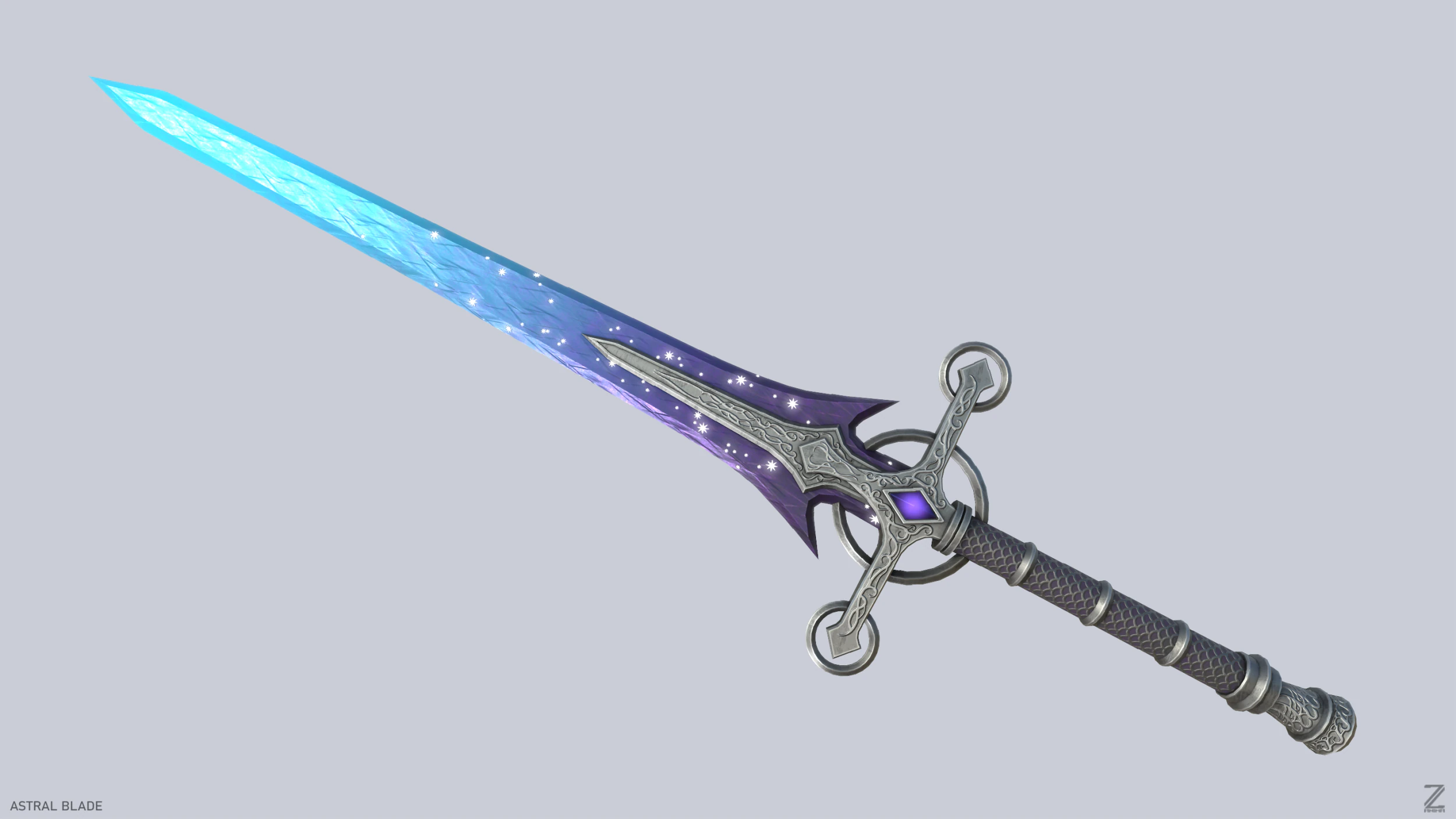 Astral blade 3D Model .c4d .max .obj .3ds .fbx .stl .blend 