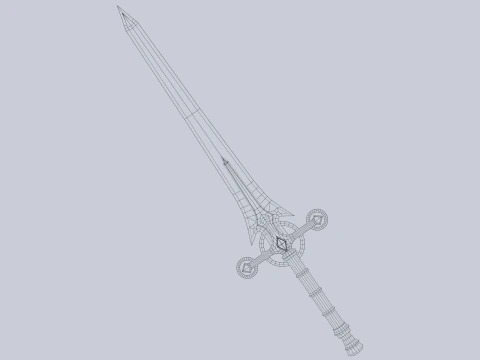 Astral blade 3D Model