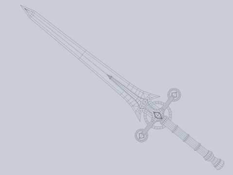 Astral blade 3D Model
