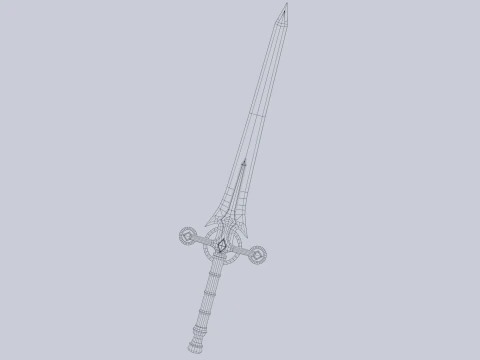 Astral blade 3D Model
