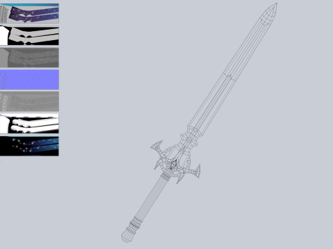Astral blade Modelo 3D