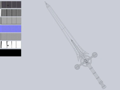 Collezione di lame astrali Modello 3D