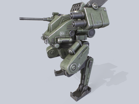 Battle Mech 3D 模型