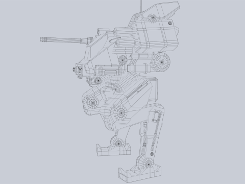 Battle Mech 3D 模型