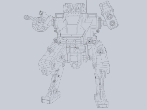 Battle Mech 3D 模型