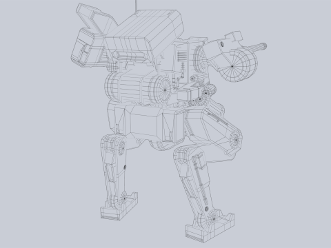 Battle Mech 3D 模型