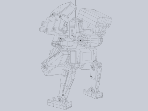 Battle Mech 3D 模型