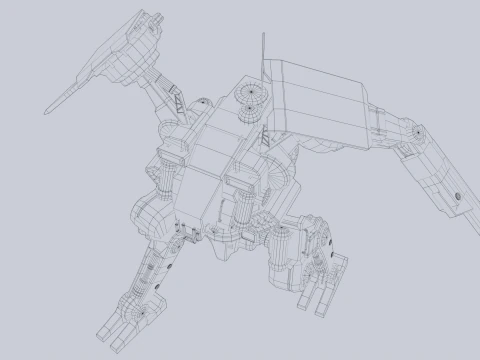 배틀메크 3D 모델