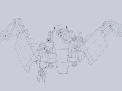 배틀메크 3D 모델