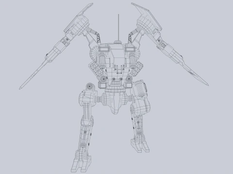 배틀메크 3D 모델