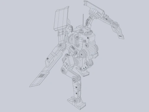 배틀메크 3D 모델