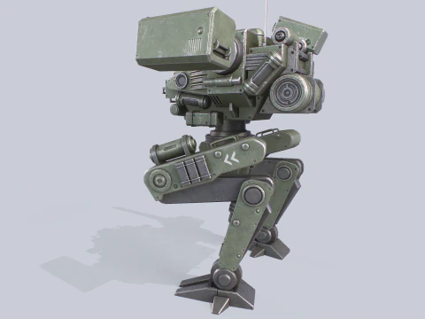 Mech da battaglia Modello 3D