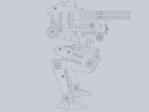 Battle Mech 3Dモデル
