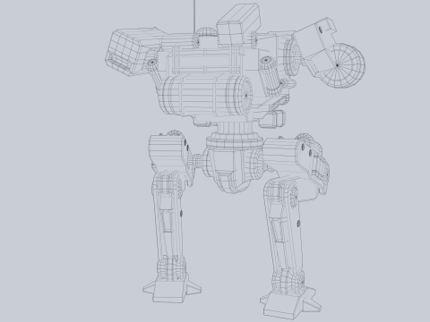 Battle Mech 3Dモデル